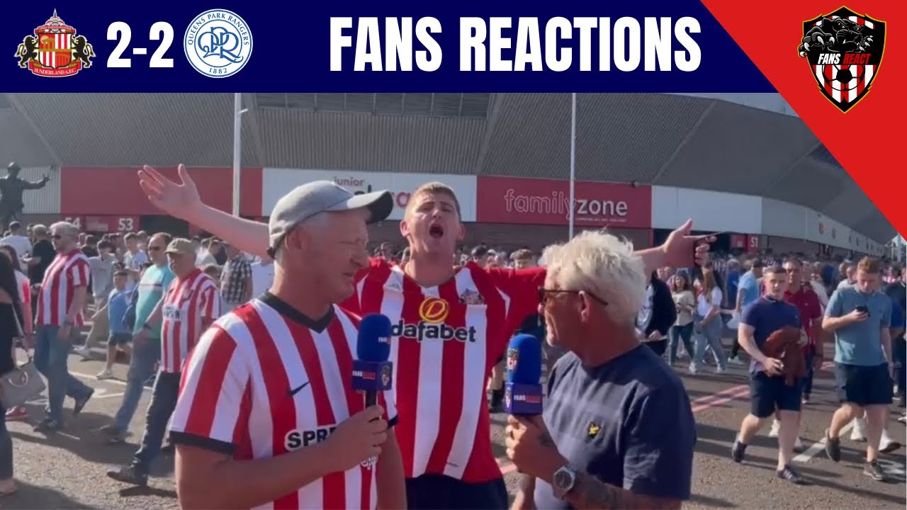 Sunderland 2-2 QPR FANS REACTIONS with Shaun Middleton