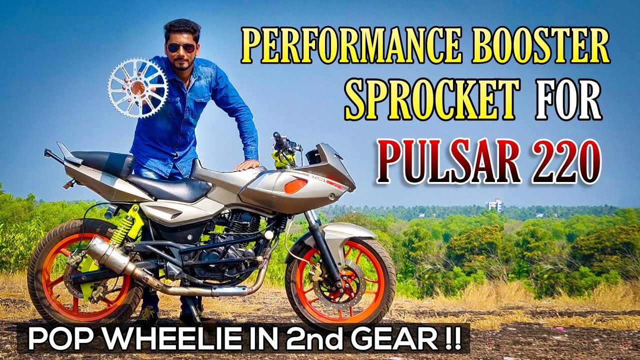 Ultimate Performance Booster Sprocket for Pulsar 220 |Modification|Stuntdevil Lifestyle