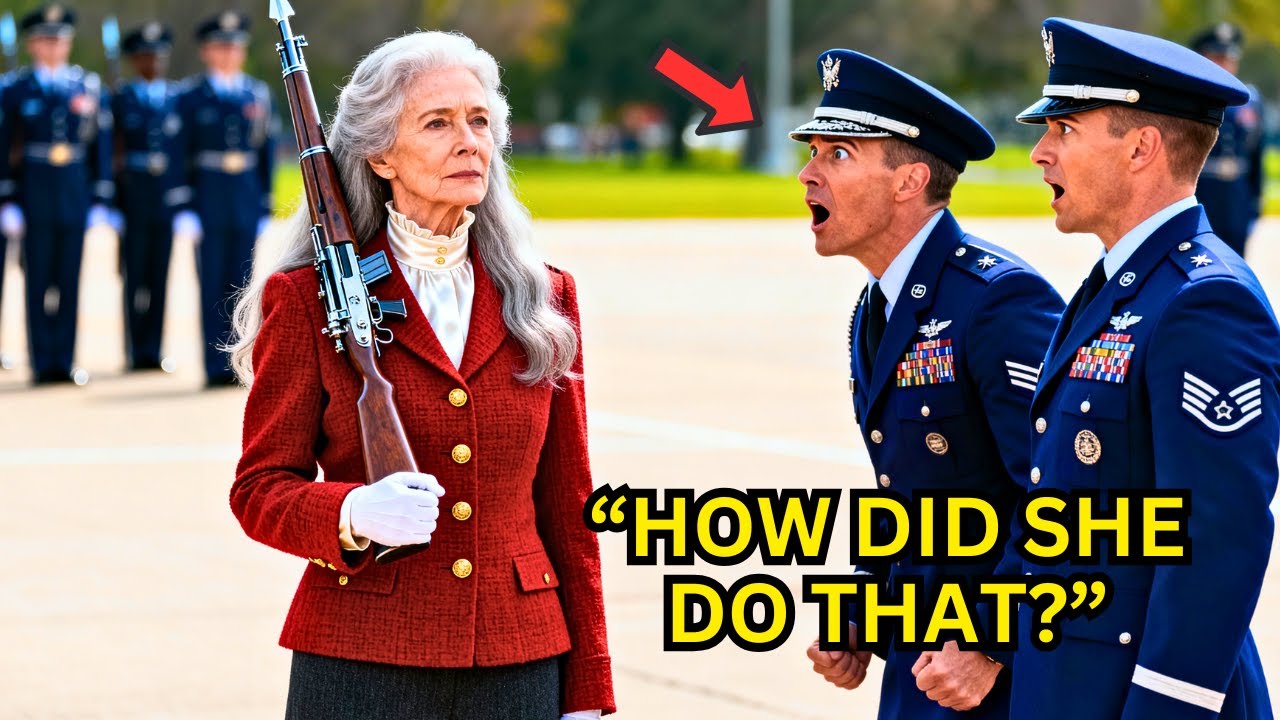 The Ceremonial Guard Dropped the Rifle Again — the Old Woman Picked It up and Stunned Everyone