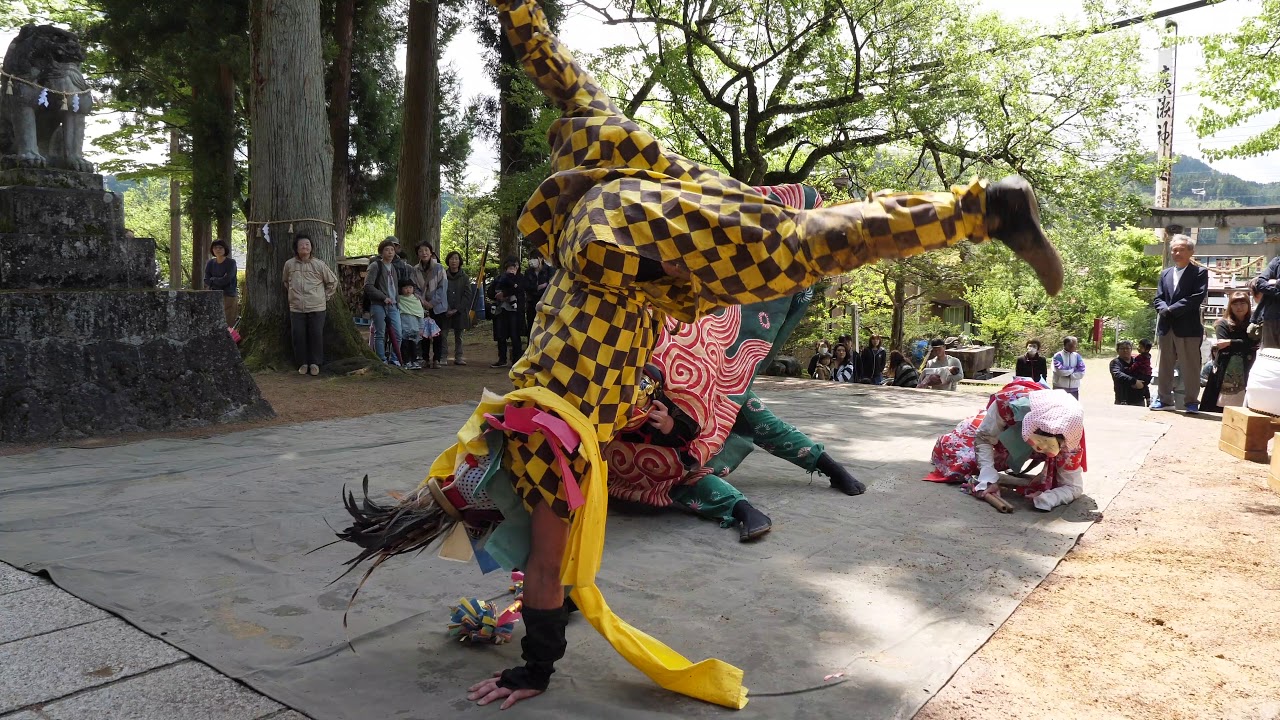 廣瀬神社 金蔵獅子（国府町広瀬町）2018.5.4【4K】