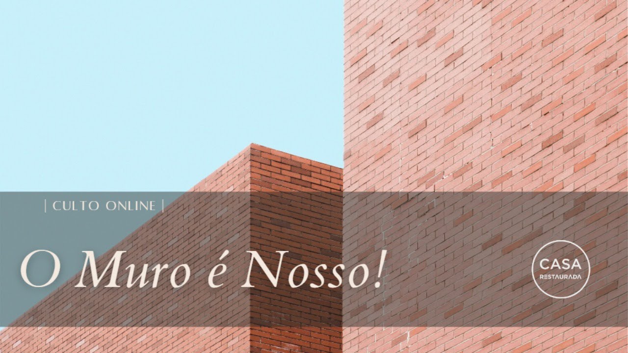 O Muro &eacute; Nosso! - Pr. P&eacute;rsio