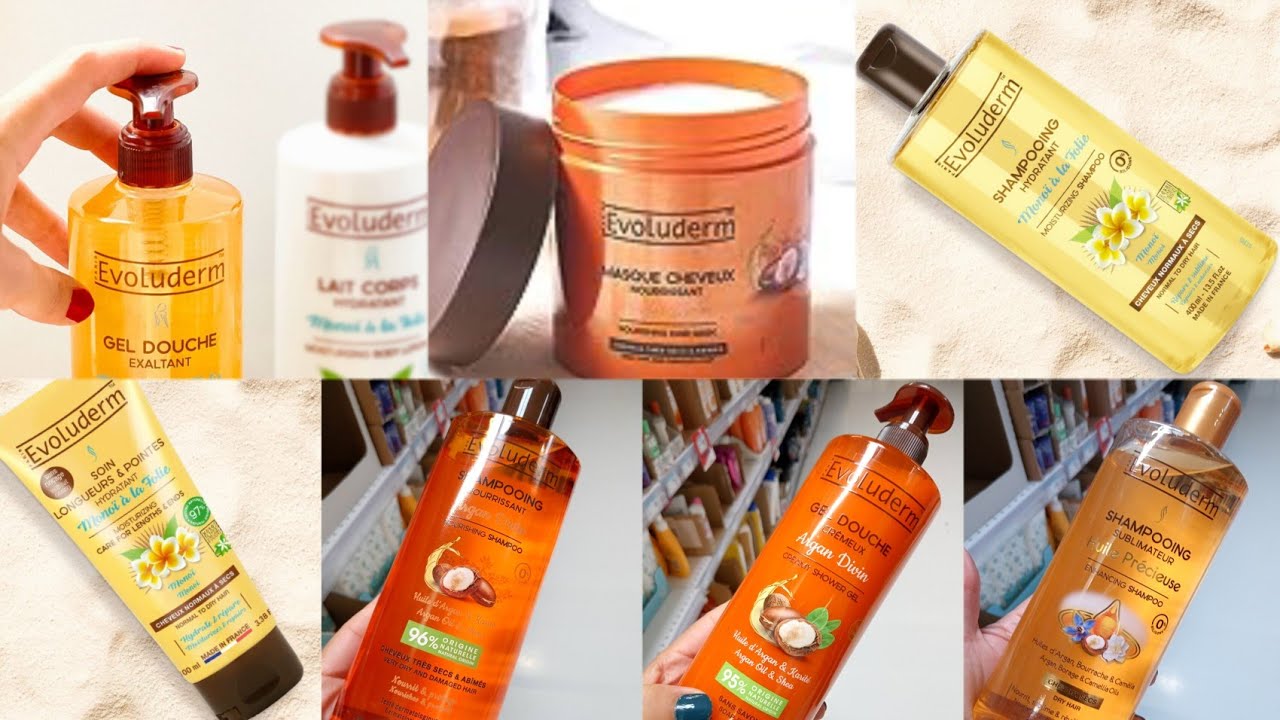 منتجات Evoluderm للعناية بالشعر و الجسم من شامبوهات و كريمات و ماسكات