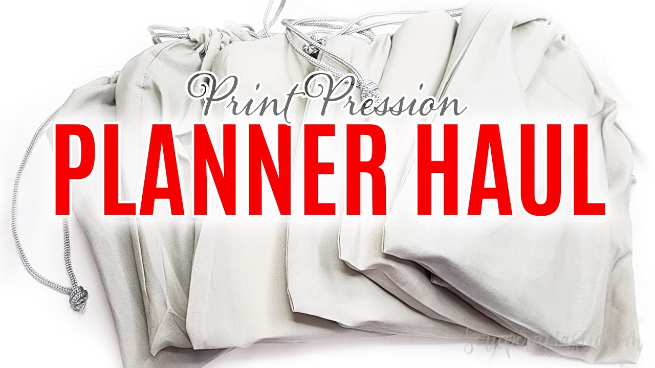NEW PLANNERS & TRAVELER'S NOTEBOOK COVERS Print Pression Haul Unboxing