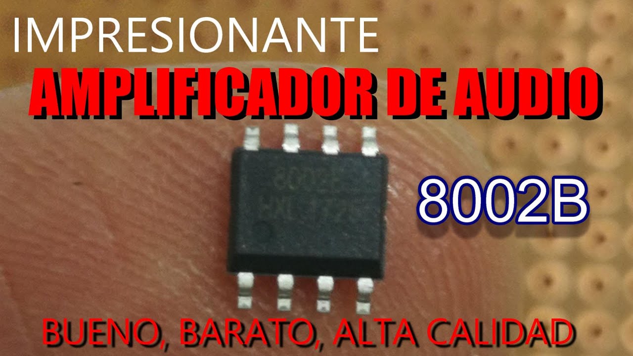 ✅ IMPRESIONANTE AMPLIFICADOR DE AUDIO 8002B / BARATO CON SONIDO CLARO y DE BUENA CALIDAD