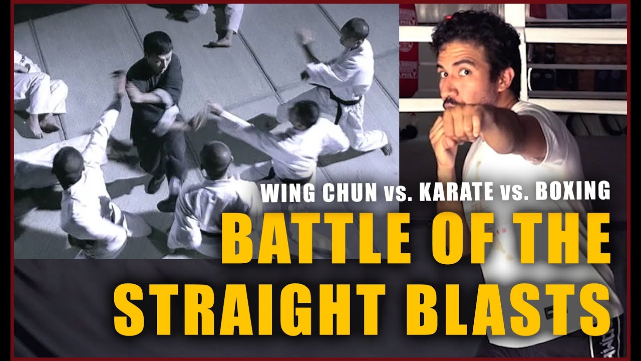 Which Straight Blast Is Best? | Wing Chun vs. Karate vs. Boxing