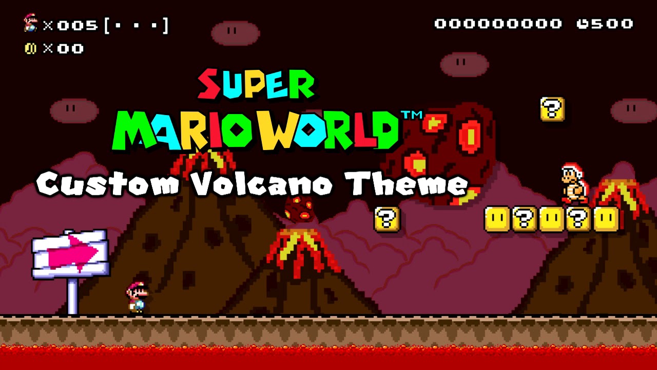 Custom Super Mario World Volcano Music