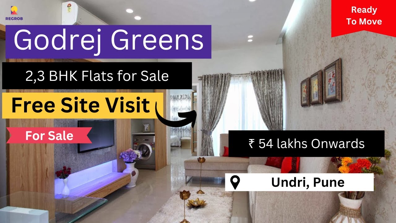 2,3 BHK Flats for Sale in Undri, Pune | Godrej Greens |☎+91-9513312896 | ₹54 Lakhs* | BOOK NOW!