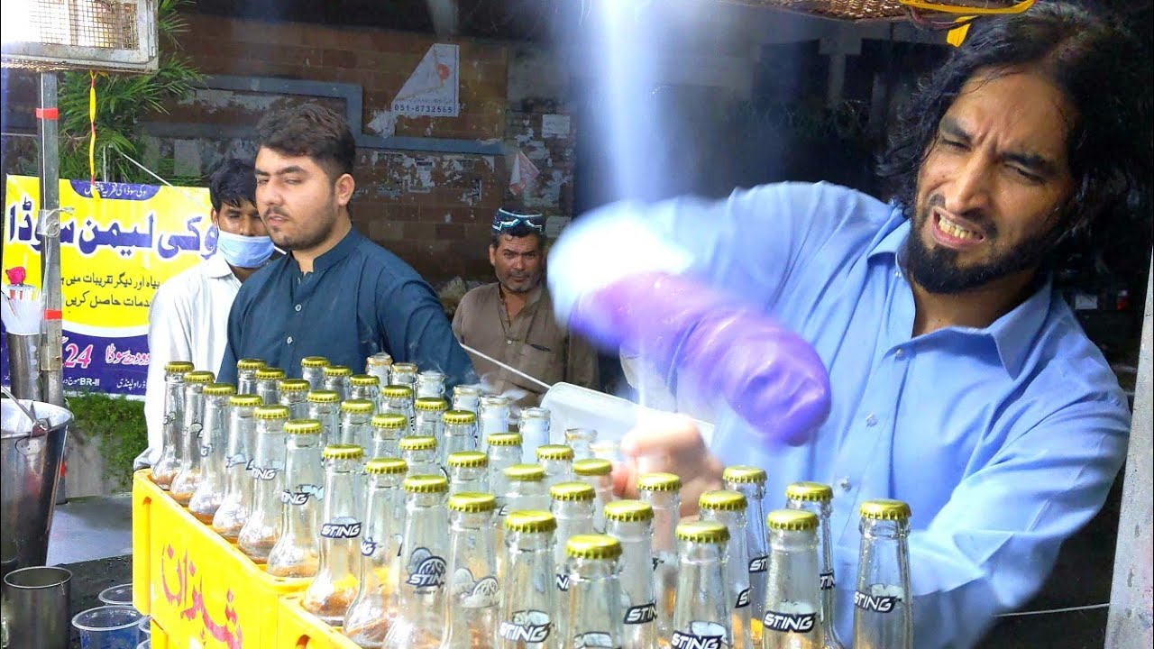 Wiki Lemon Soda - Shamsabad Murree Road Rawalpindi | Special Doodh Soda | Wiki Lemon Soda Water