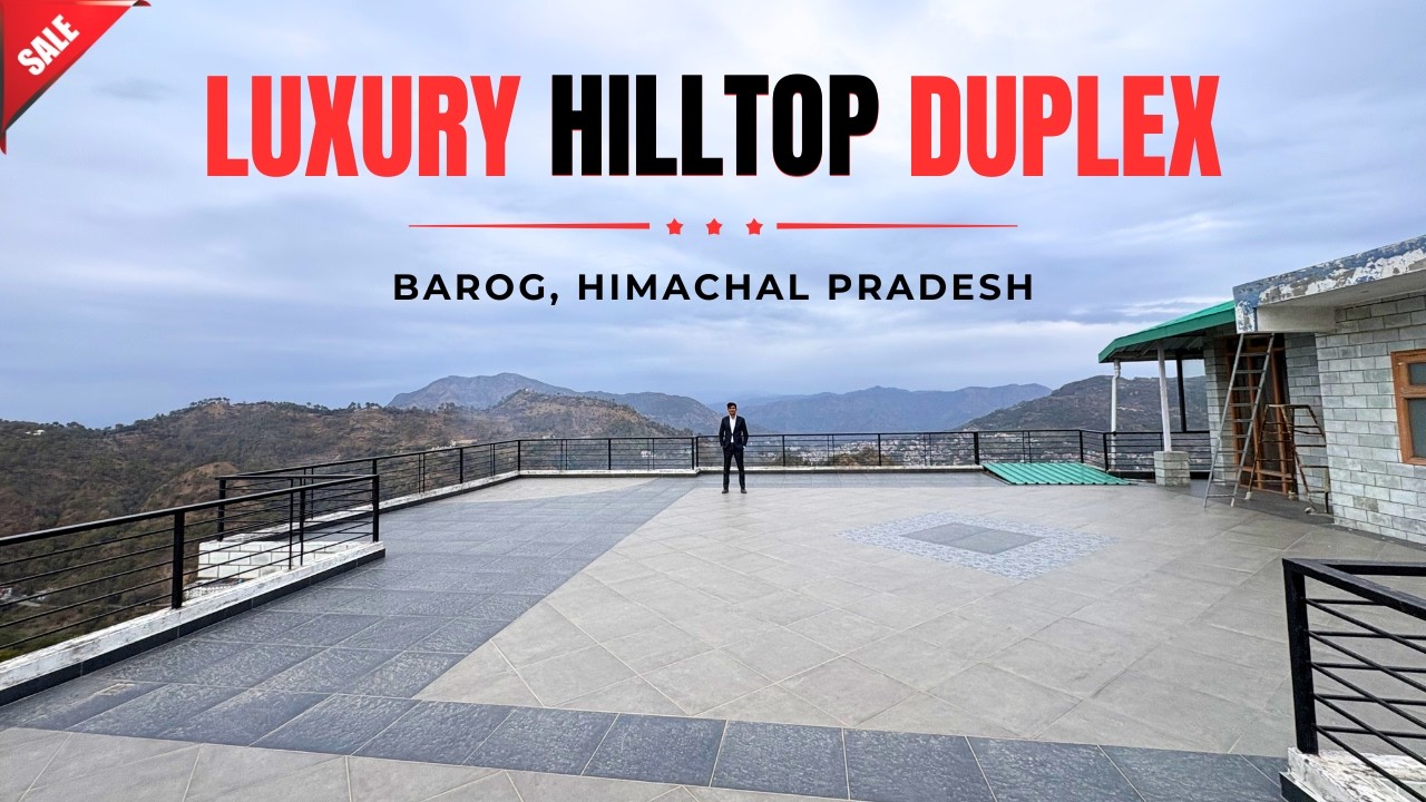 Luxury Hilltop Duplex in Barog, Himachal Pradesh | Ready to Move | Big Terrace Area | 📞 7035-7035-21