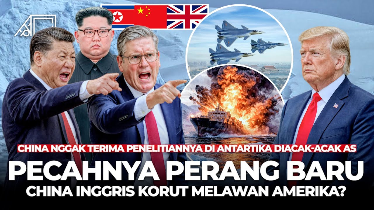 Trump Tiba-tiba Serang Pangkalan China di Antartika! Inggris Korut Susun Skenario Lemahkan AS