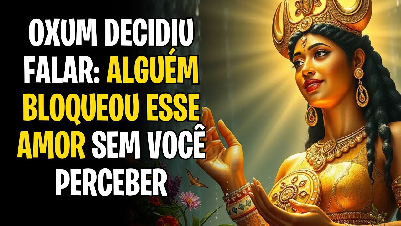 OXUM DECIDIU FALAR: ALGUÉM BLOQUEOU ESSE AMOR SEM VOCÊ PERCEBER