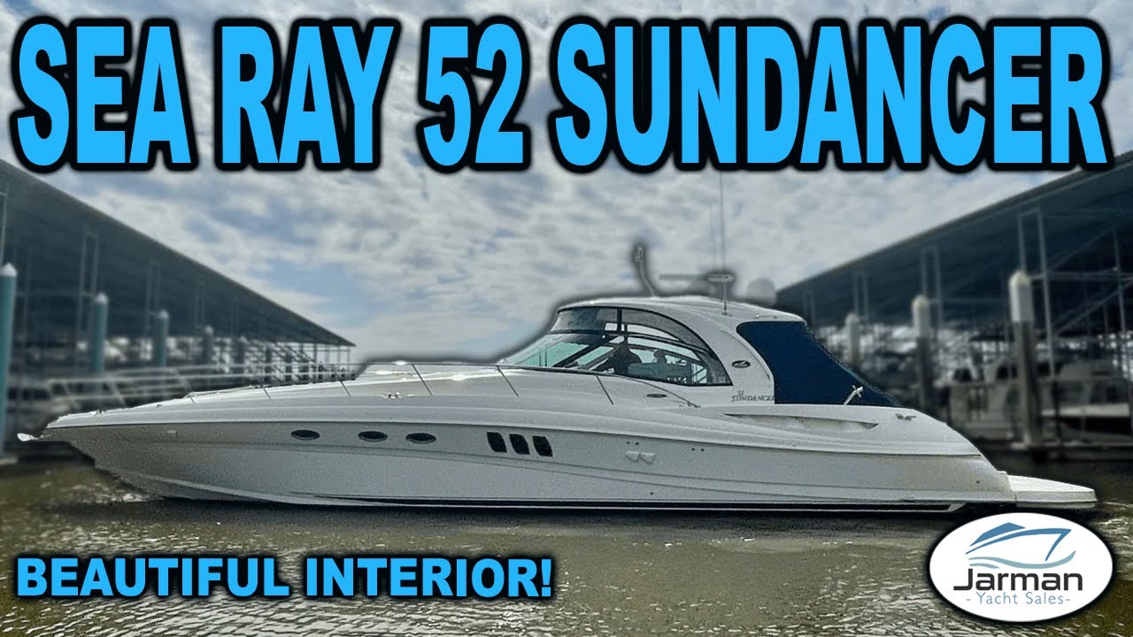 You Won’t Believe How Clean This Sea Ray 52 Sundancer Is! Luxury Yacht Tour!