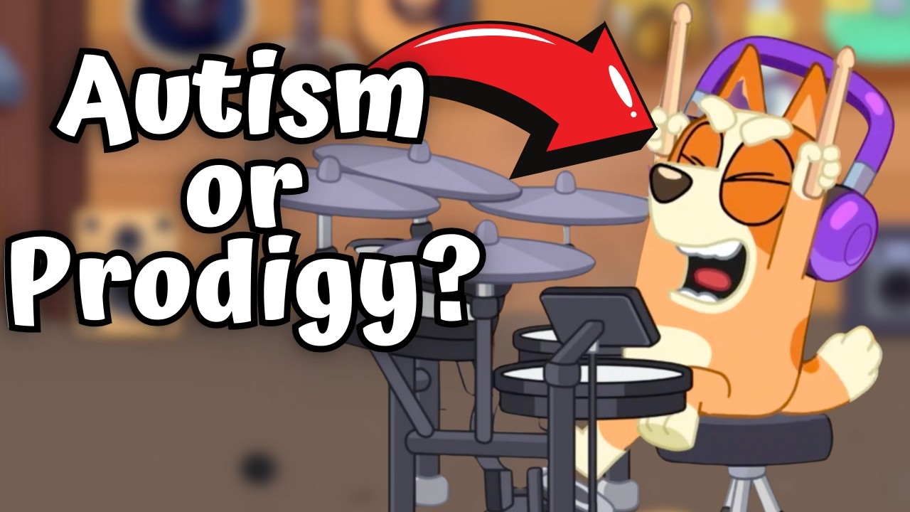 Bluey&nbsp;DRUMS&nbsp;Theory: Is Bingo Autistic or a Prodigy?? (Easter Eggs & Review of Minisode Drums)