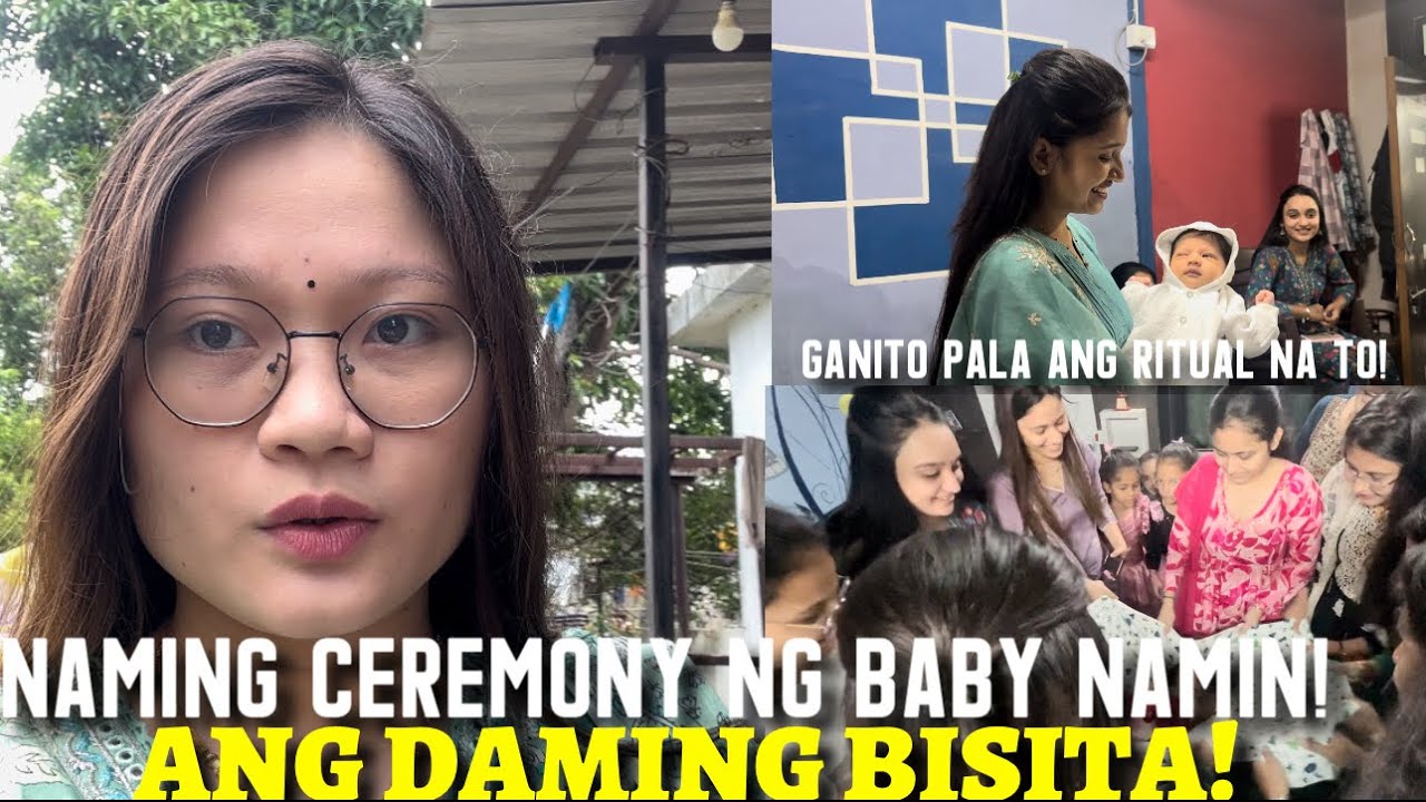 NAMING CEREMONY NG BABY NAMIN! ANG DAMING BISITA