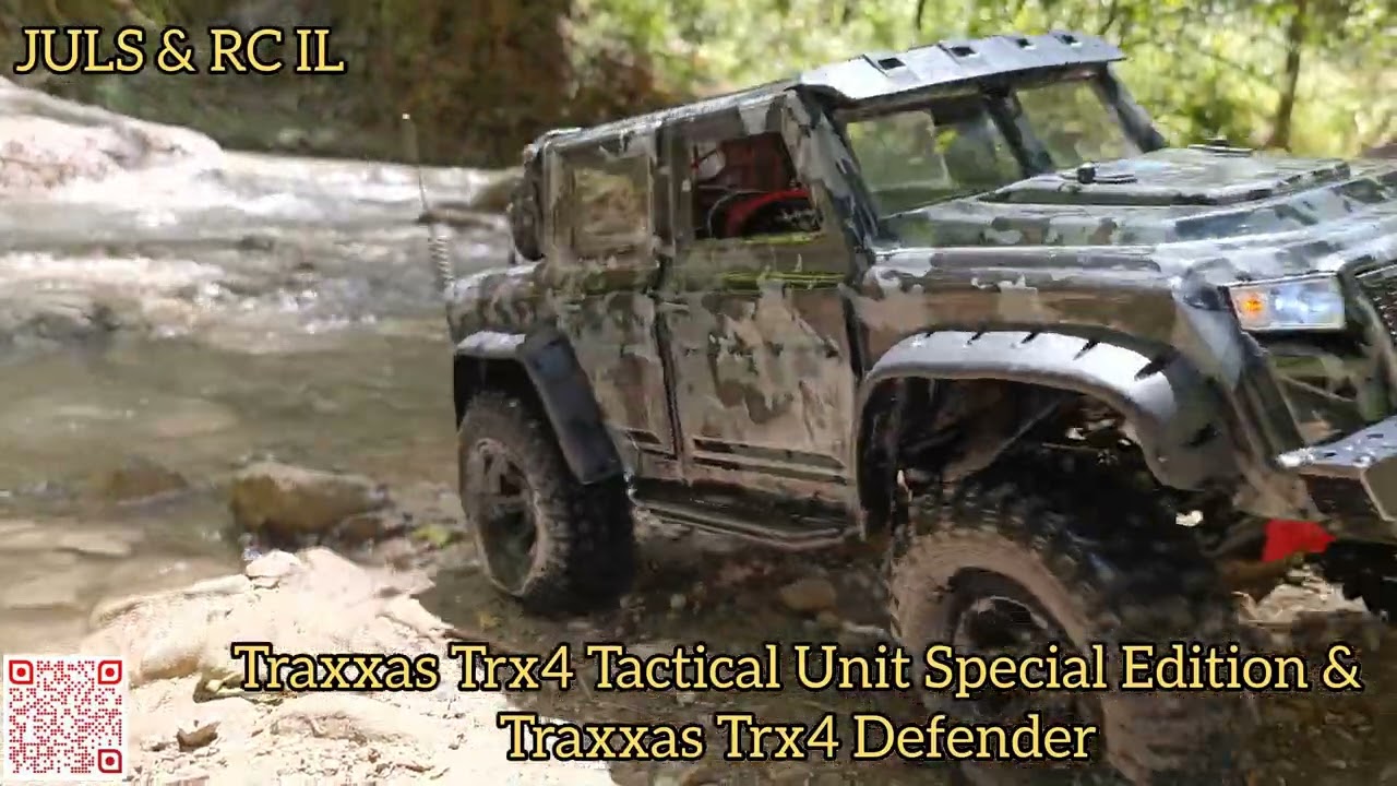 Traxxas Trx4 Tactical Unit Special Edition & Traxxas Trx4 Defender