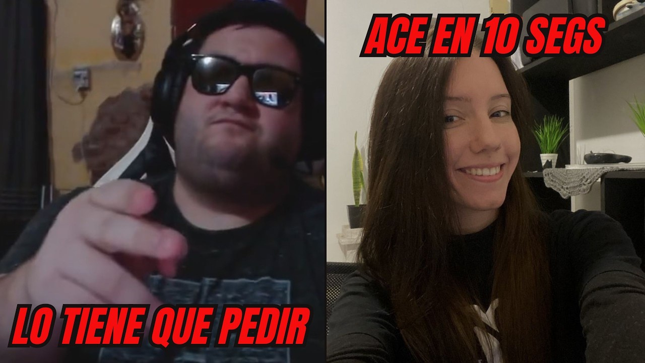BALDU LO TIENE QUE PEDIR Y 4GUSTYNA3 SE HACE UN ACE EN 10 SEGUNDOS | CS CLIPS