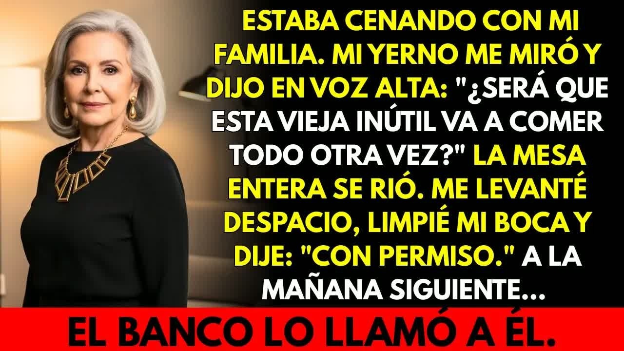 Mi yerno gritó： “¿esta vieja inútil otra vez？”… me fui, y mi respuesta al día siguiente lo congeló.