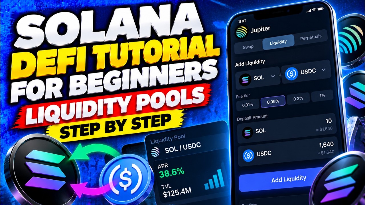 Solana DeFi Tutorial for Beginners &ndash; Liquidity Pools Step by Step