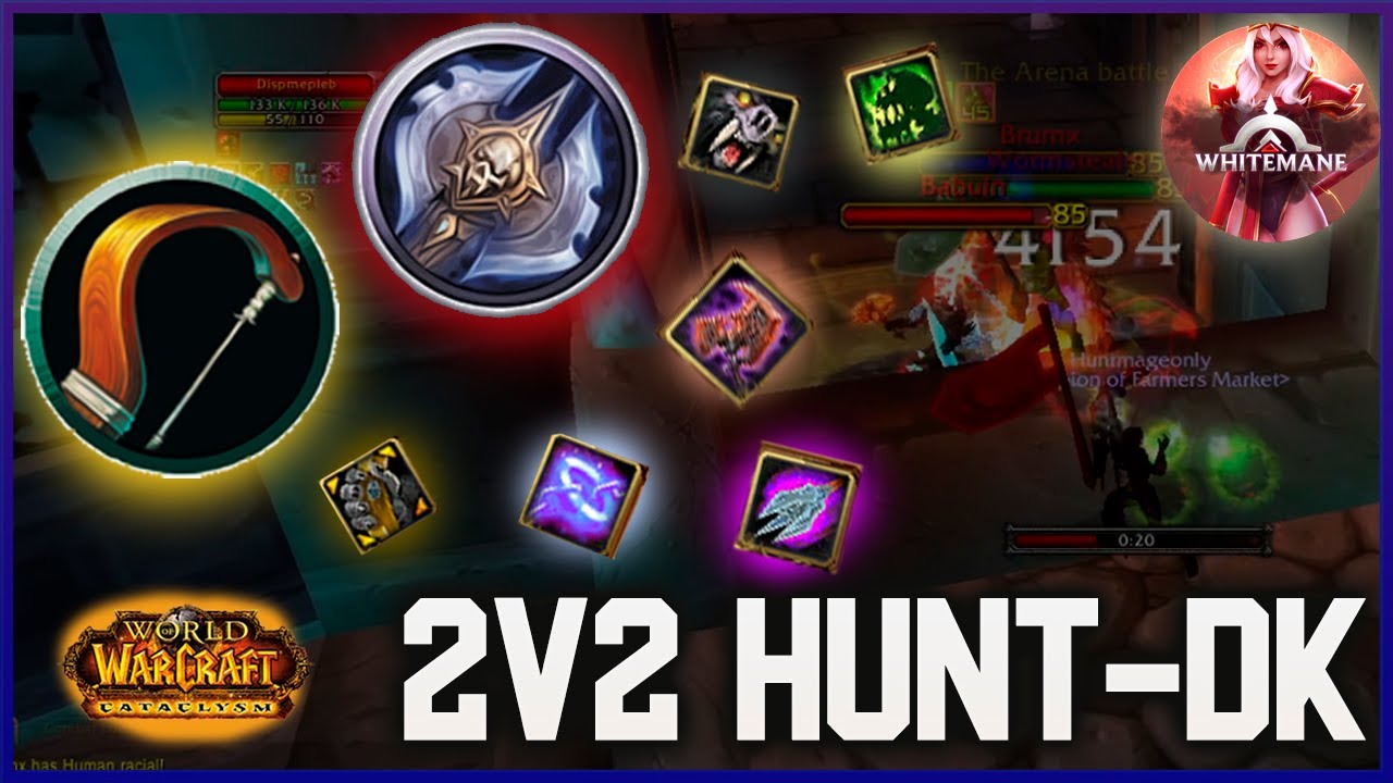 Hunt Dk 2v2 en Whitemane #whitemane  World of Warcraft PvP 4.3.4