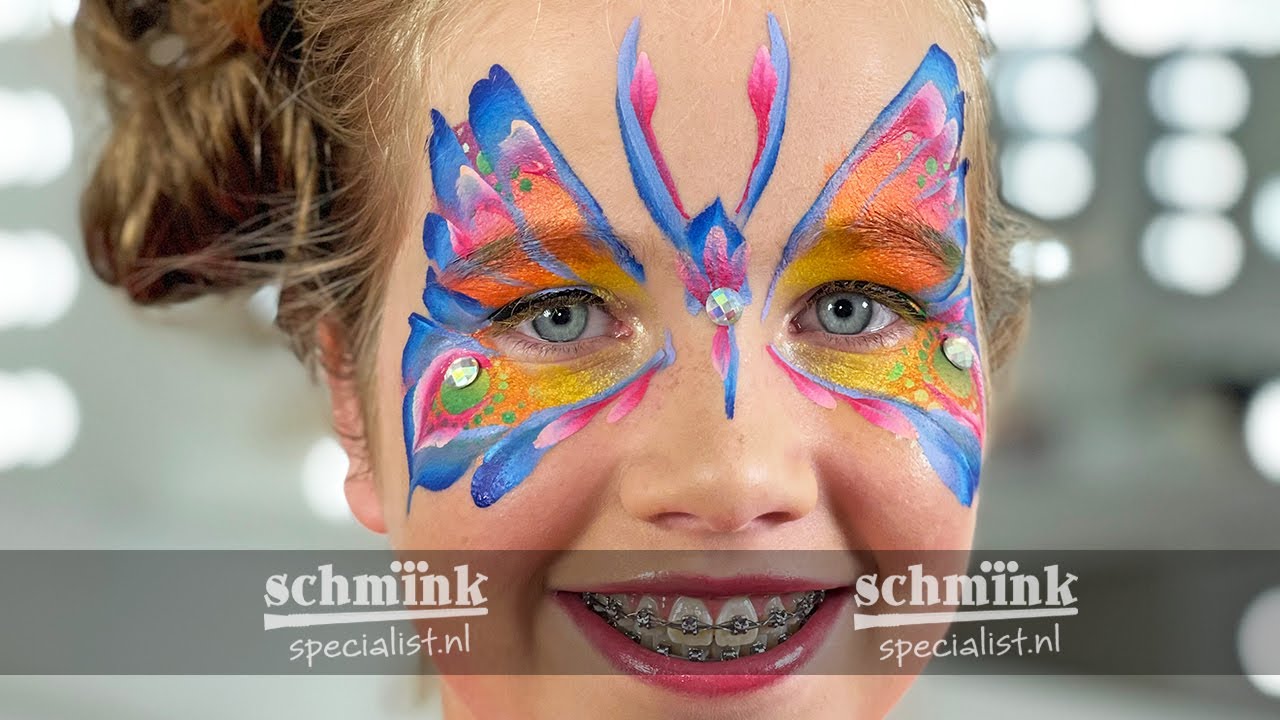Splitcake Vlinder Schminktutorial