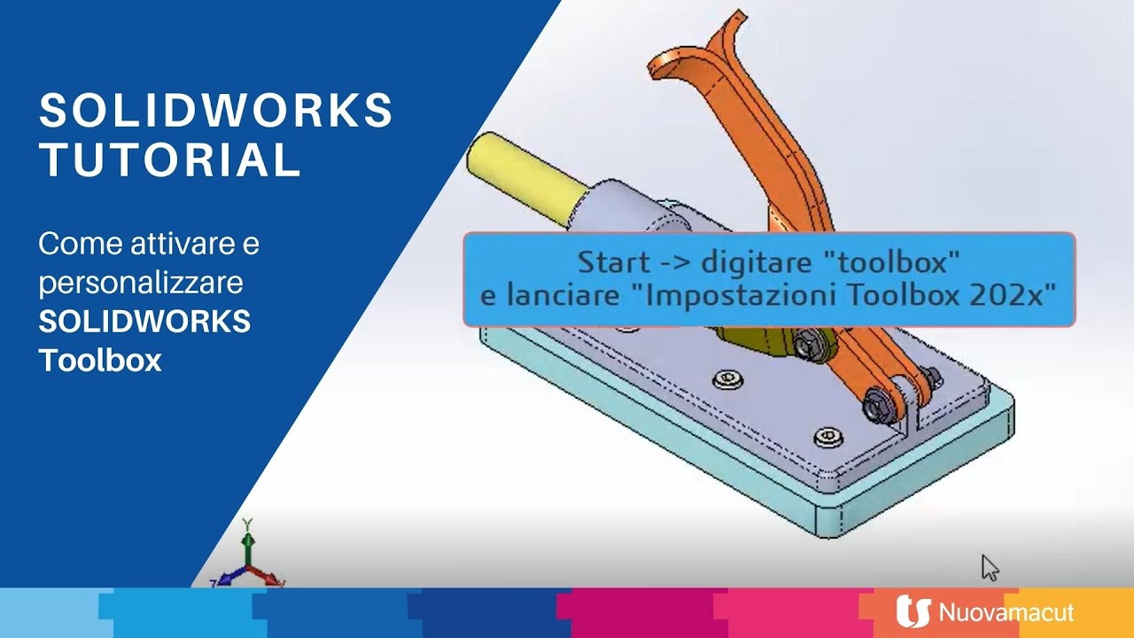 SOLIDWORKS Tutorial: Attiva e configura la Toolbox in modo professionale