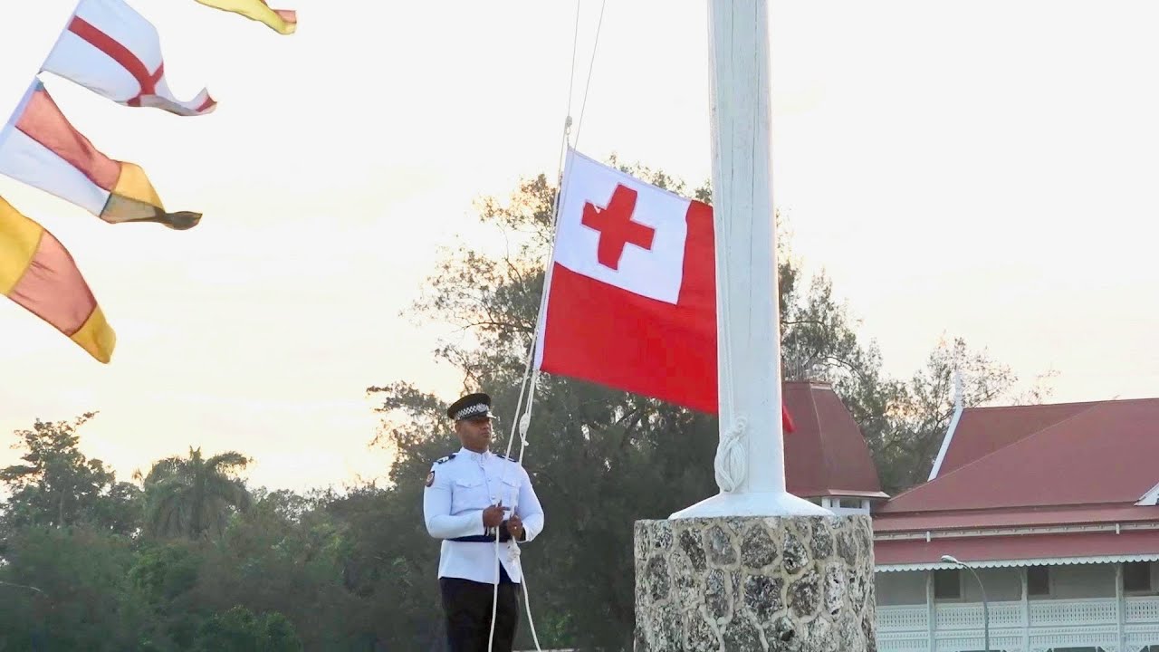 Kingdom of Tonga - Flag Lowering Ceremony - His Majesty King Tupou VI Official Birthday