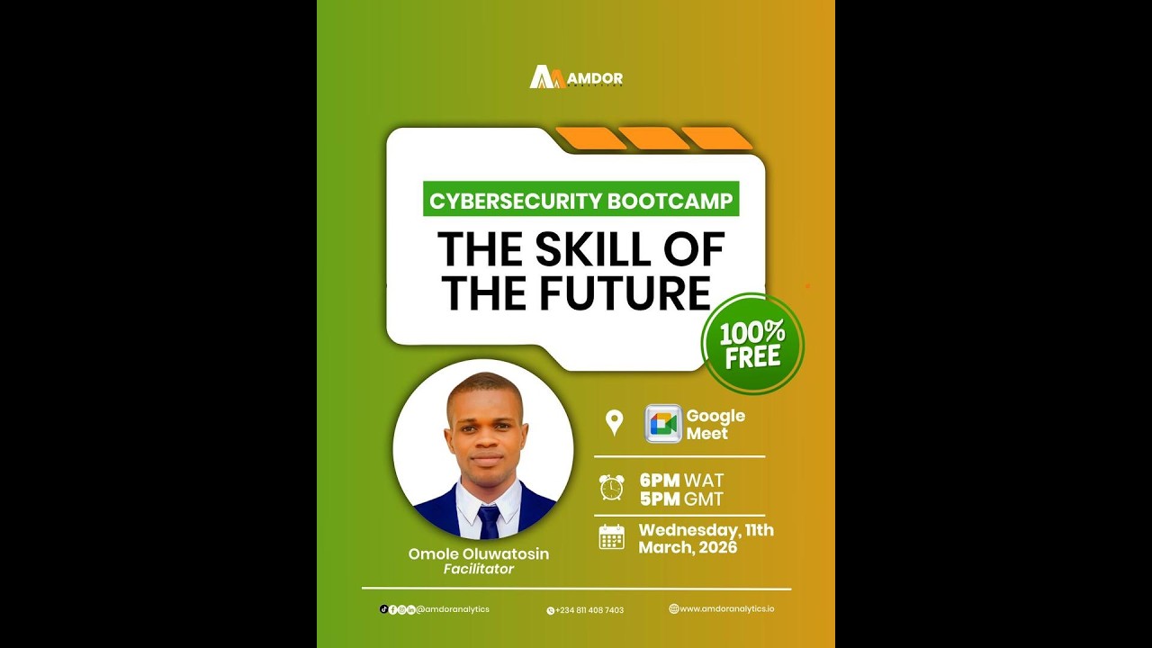 CYBER SECURITY, THE SKILL OF THE FUTURE #amdoranalytics
