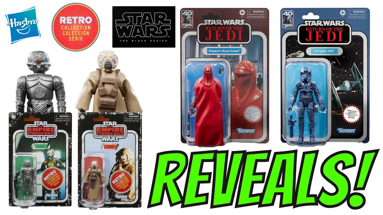Hasbro Reveal Star Wars The Black Series 2 Pack & Retro Collection Bounty Hunter 2 Pack