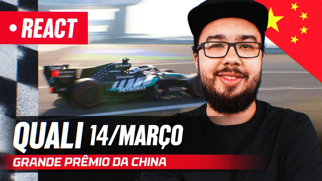 F1 REACT AO VIVO - CLASSIFICAÇÃO GP DA CHINA DE 2026