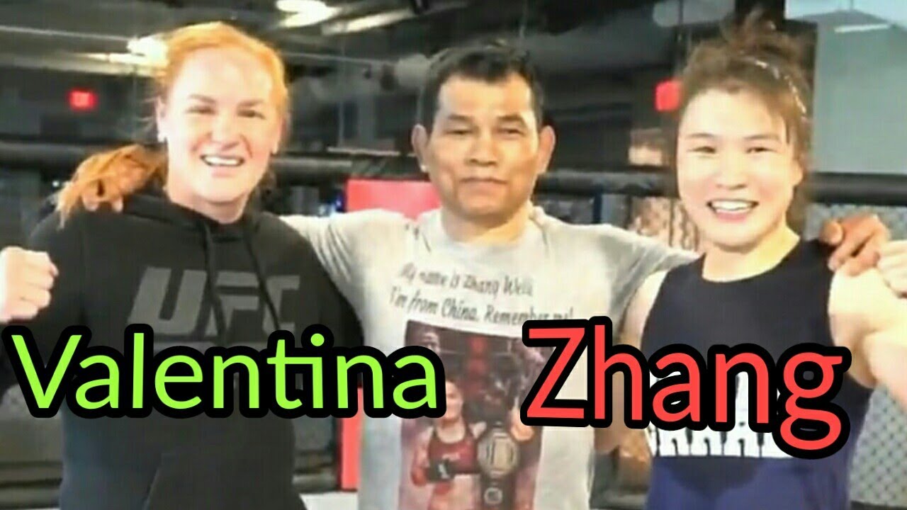 Zhang Weili & Valentina Shevchenko meet training at UFC PI Valentina says 