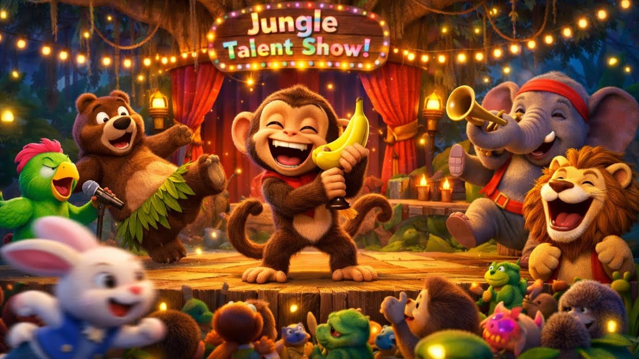 Monkey Talent Show Trouble 🐒 | Hindi Cartoon Story