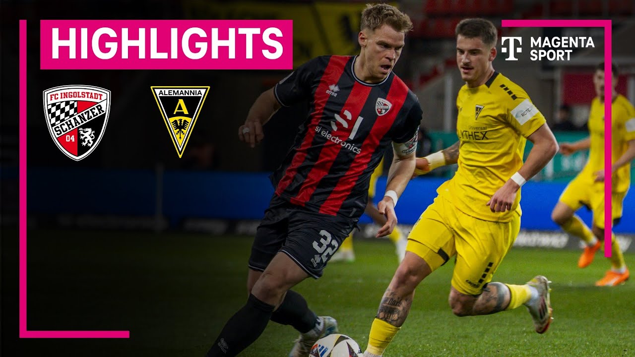 FC Ingolstadt 04 - Alemannia Aachen | Highlights 3. Liga | MAGENTA SPORT