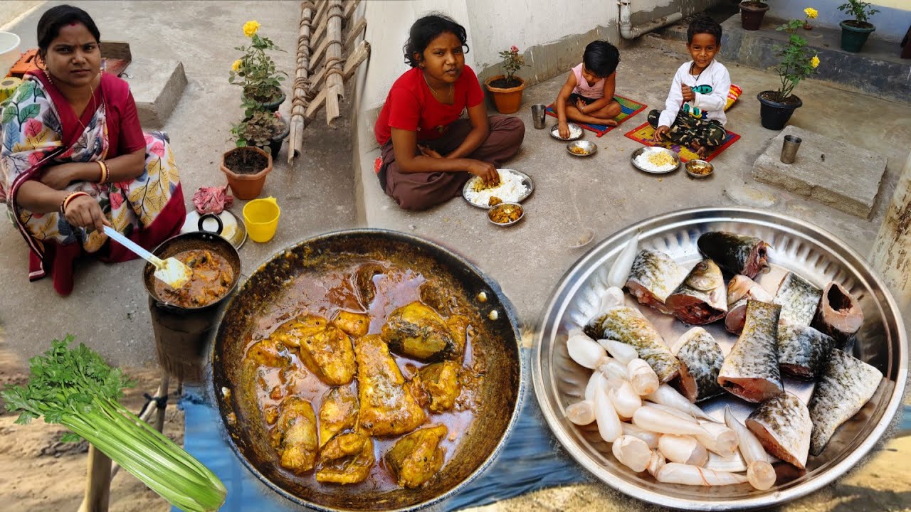 River Fish Cooking and Eating ||Desi Style ||Village Food 