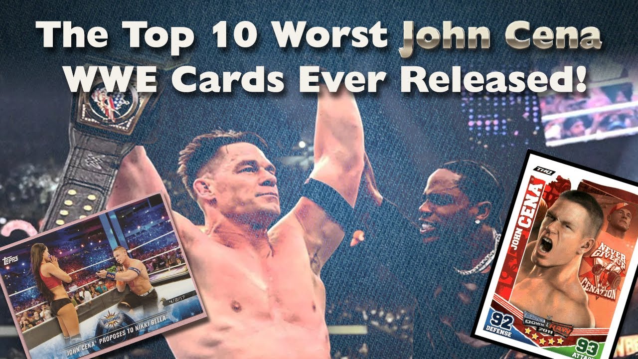 10 худших коллекционных карточек Джона Сины за всю его карьеру в WWE — Эпизод 43