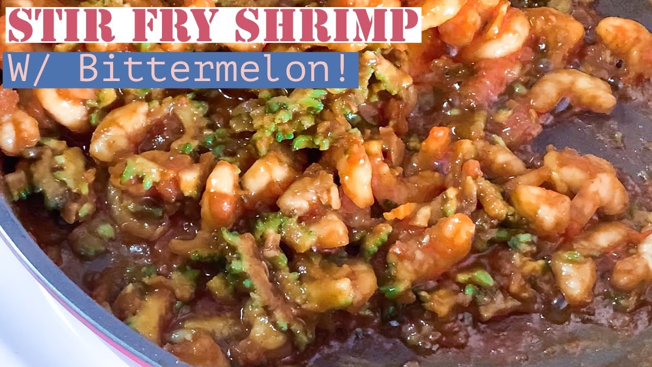 Burmese Stir Fried Bittermelon with Shrimp | Kyet Hin Karr Thee & Bazun