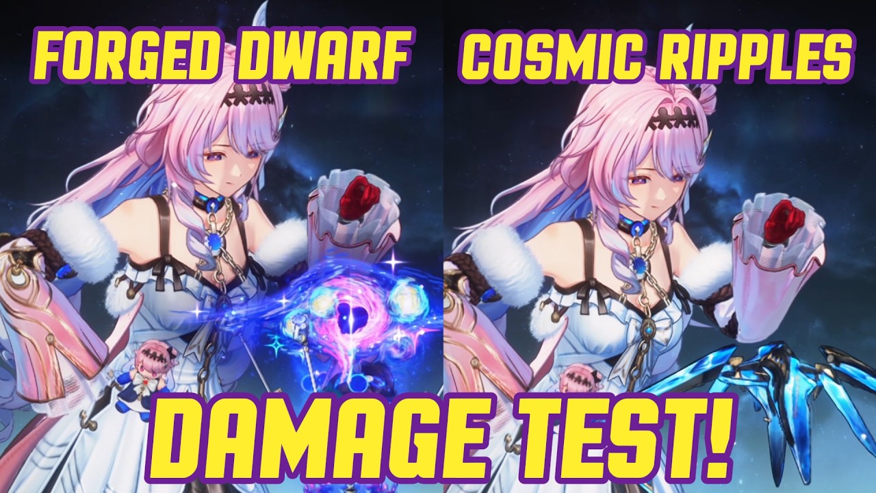 DENIA SIGNATURE VS STANDARD WEAPON DAMAGE TEST! (FORGED DWARF VS COSMIC RIPPLES)