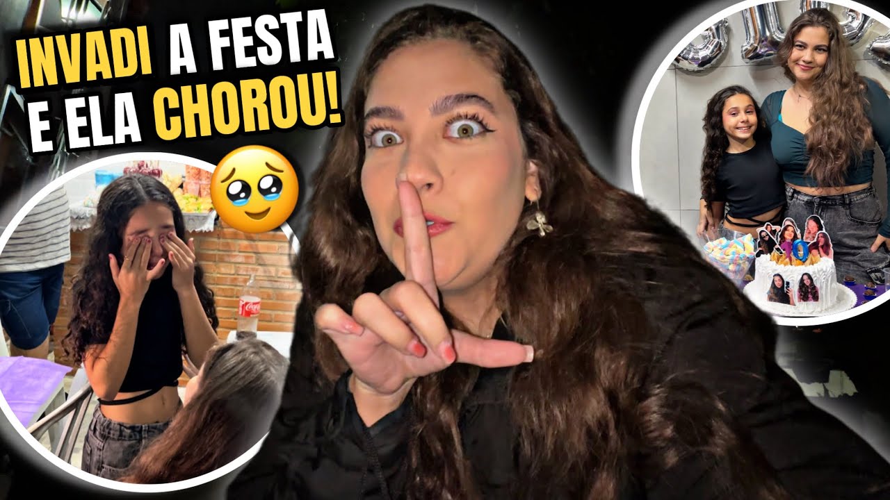 INVADI A FESTA DELA E ELA CHOROU MUITO!🥹❤️