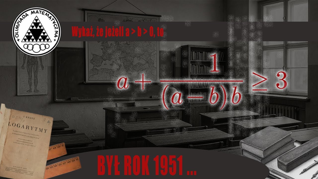 Był rok 1951 - I OM/ etap 1/ zadanie 10 (prosta nierówność)