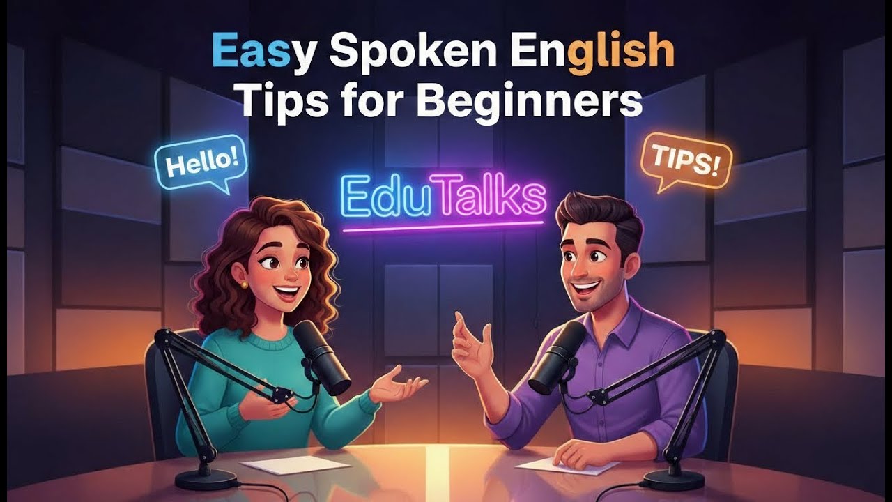 Easy Spoken English Tips for Beginners | EduTalks Podcast