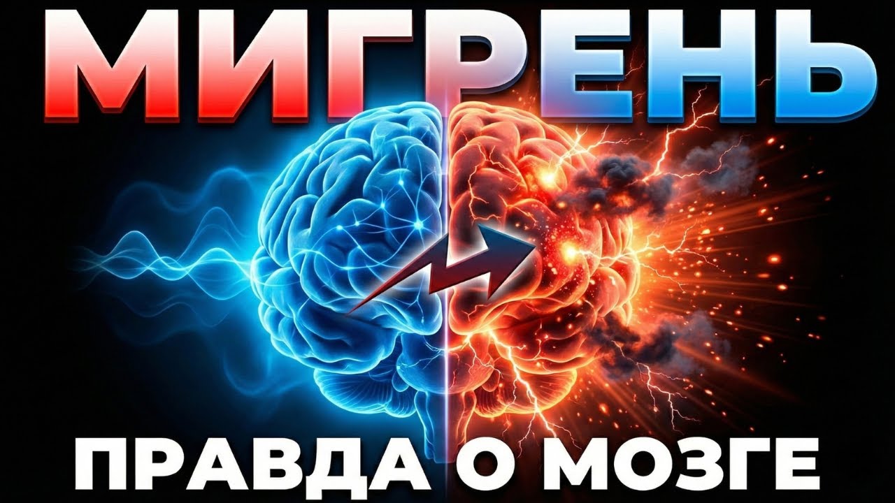 Что Такое Мигрень? Как Мозг Создаёт Боль и Как Это Остановить