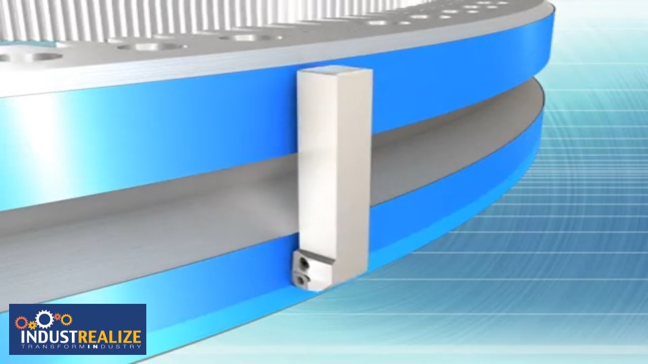 ISCAR INDUSTREALIZE - Wind Power - Blade Bearing - CBN - Hard Turning Finishing Operation
