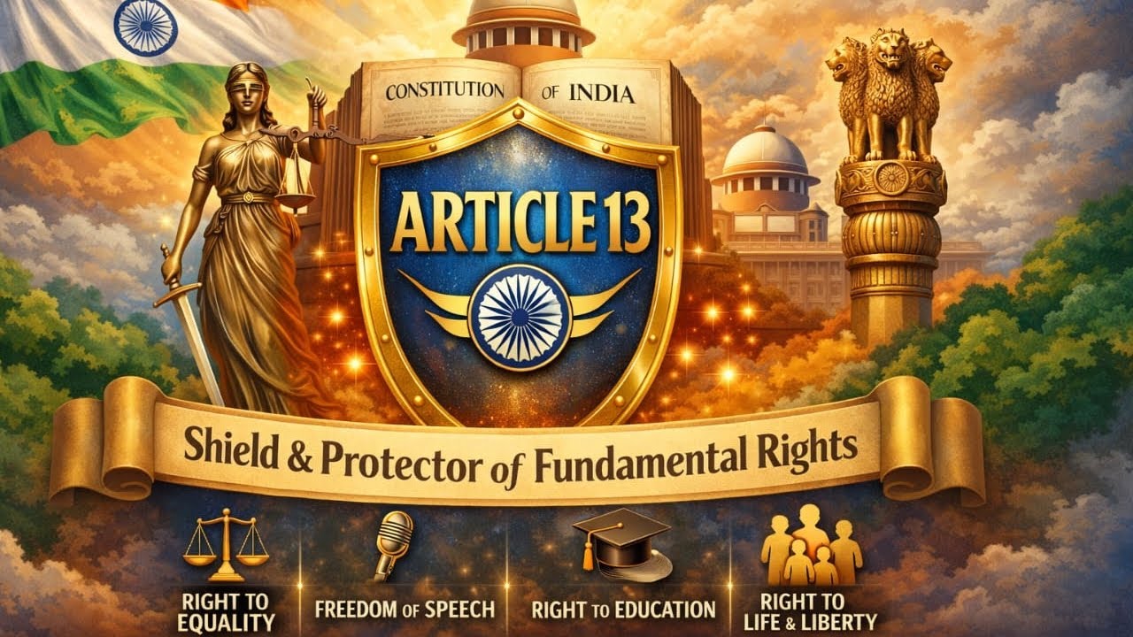 #article 13 shield of the Indian Constitution | #upsc #prelims #articles 