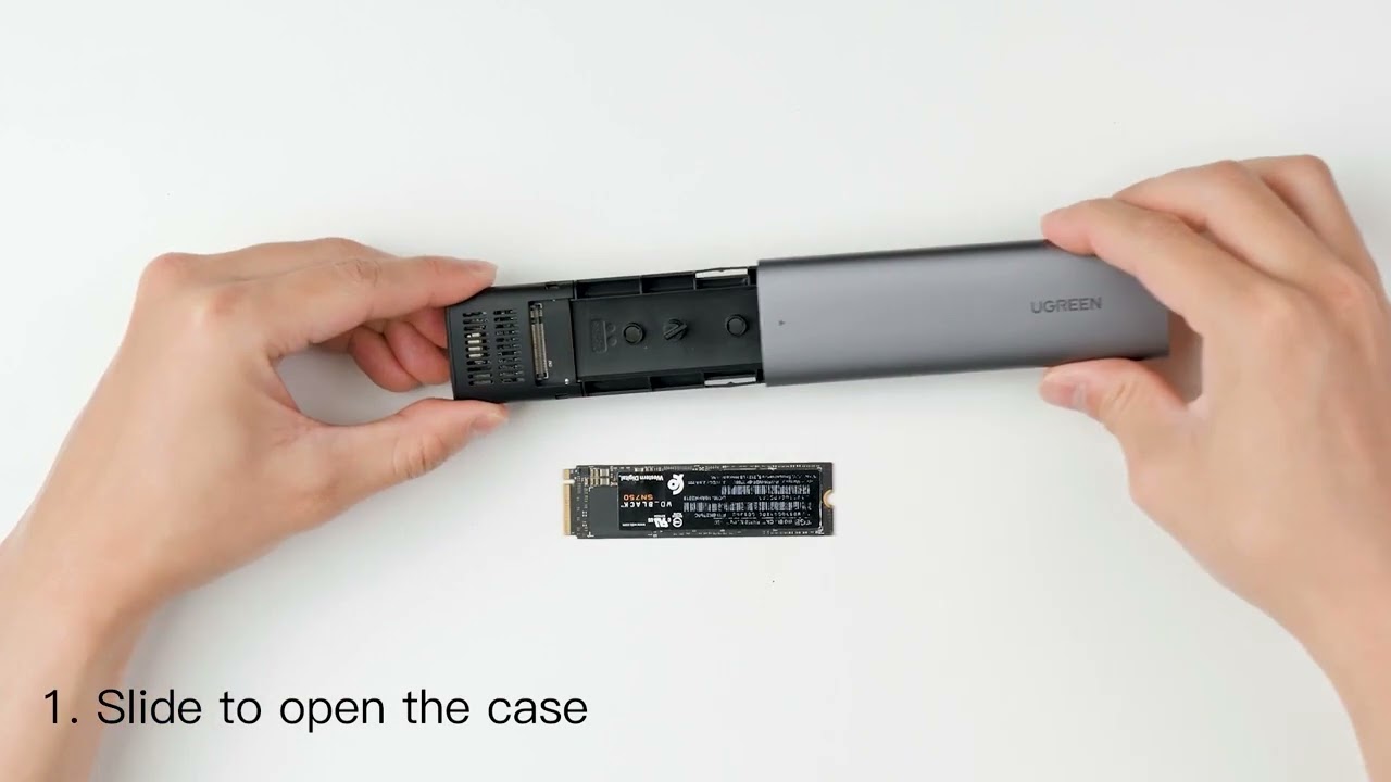 Case Instalar SSD NVME Case externa Ugreen