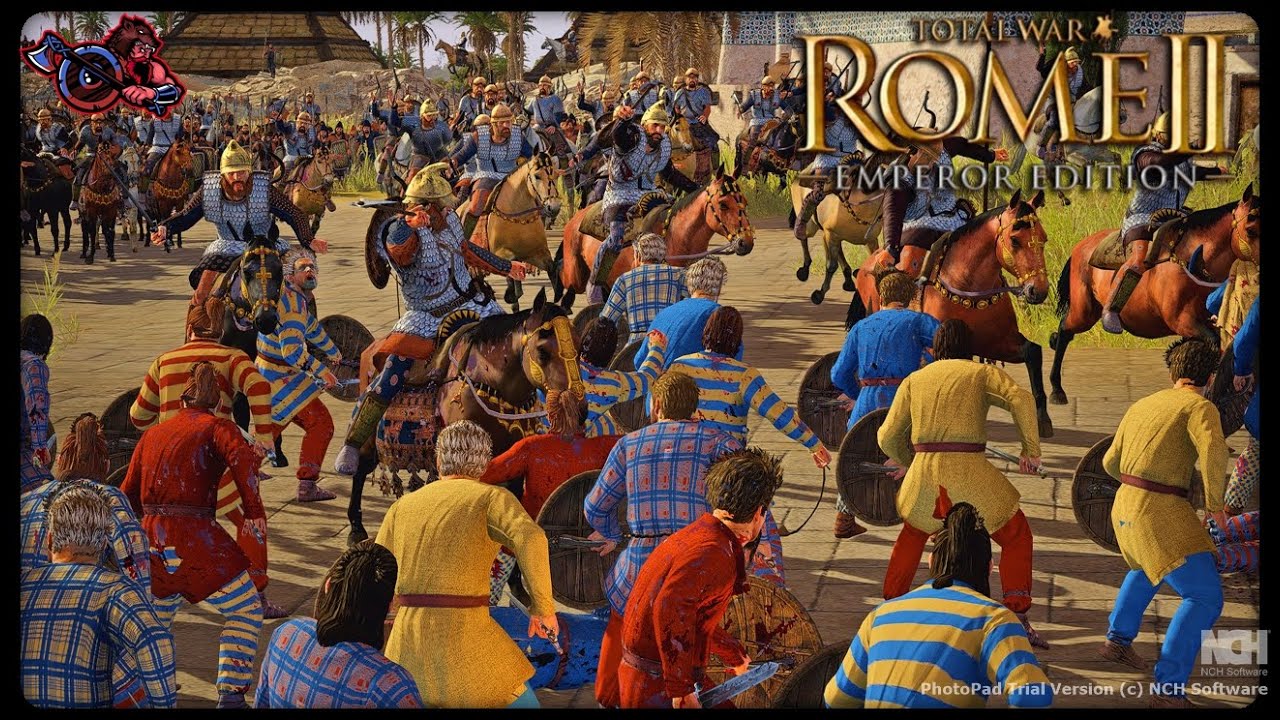 Massive Sallyout Stopped In Its Tracks!! 3v3-Total War Rome 2