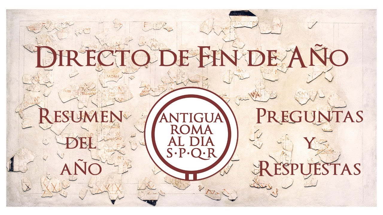 Repasando el a&ntilde;o 2018 en 🏛Antigua Roma al D&iacute;a 🏛