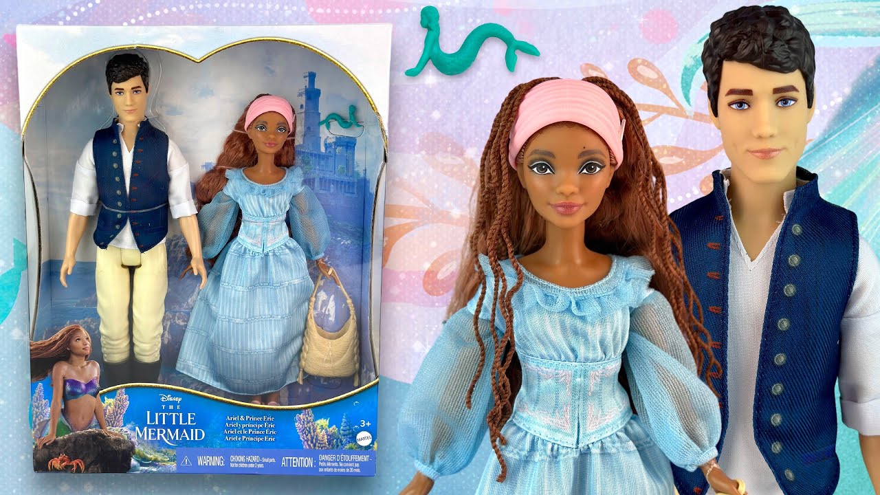 The Little Mermaid: Ariel and Prince Eric Target Exclusive Doll set Review (Mattel live action)