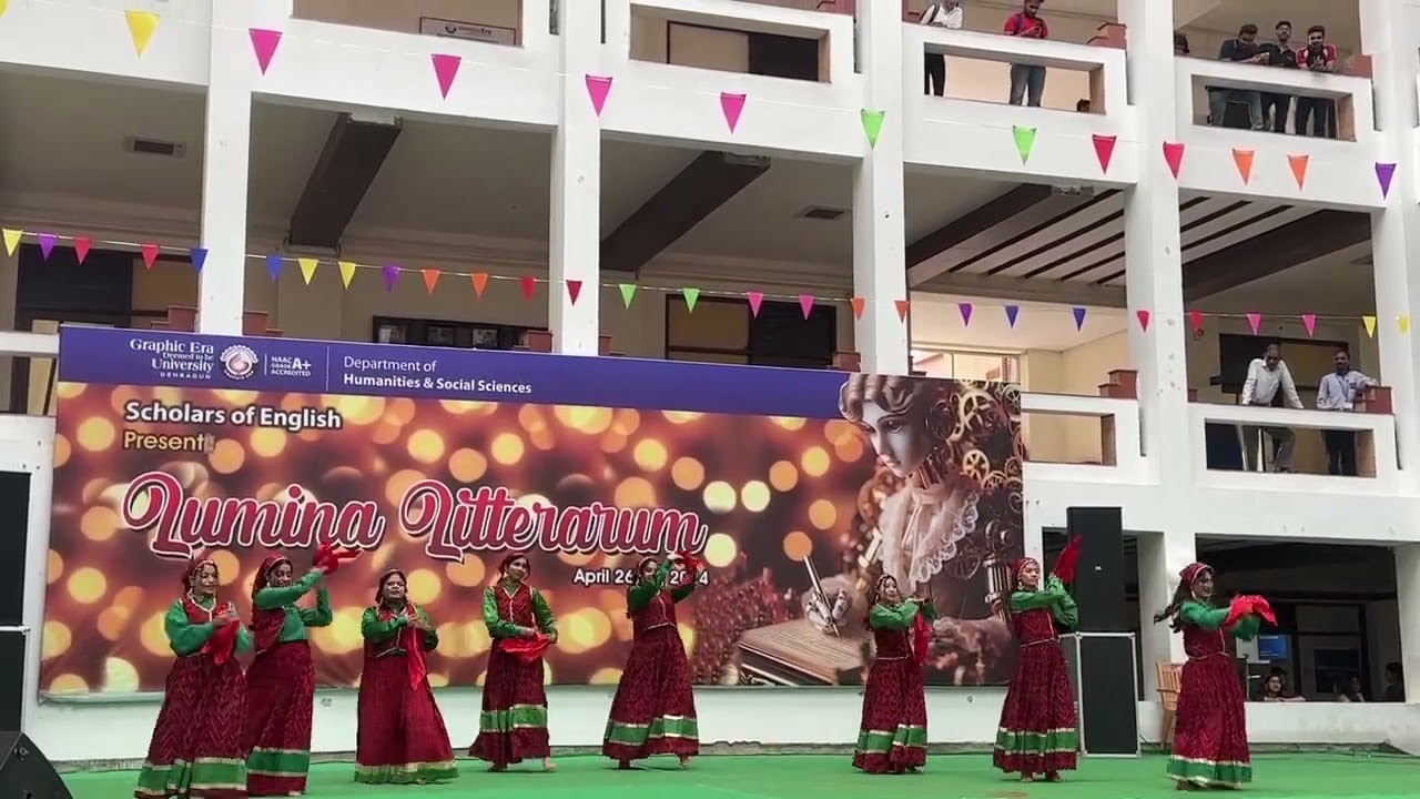 PAHADI GROUP DANCE [Dhana/ Thal ki bazar/ Gulabi Sharara/ Fyoladiya] #graphicerauniversity