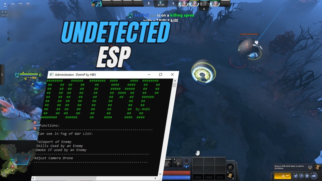 HOW TO GET FREE UNDETECTED DOTA 2 CHEAT ENEMY INFO 2025 (DRONE , ESP)