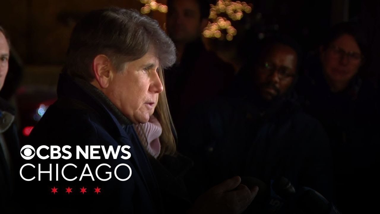 Former Illinois Gov. Rod Blagojevich speaks after pardon by President Trump