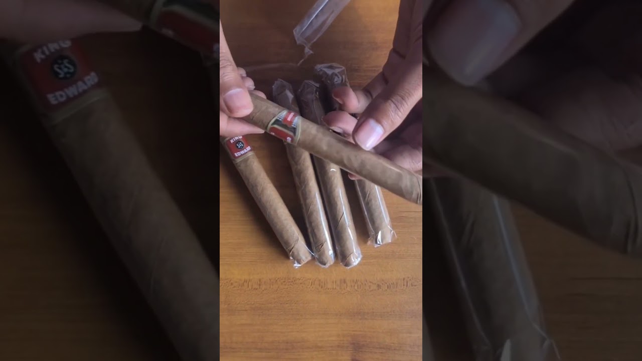cigar trial .#cigarette #kingEdward #viral